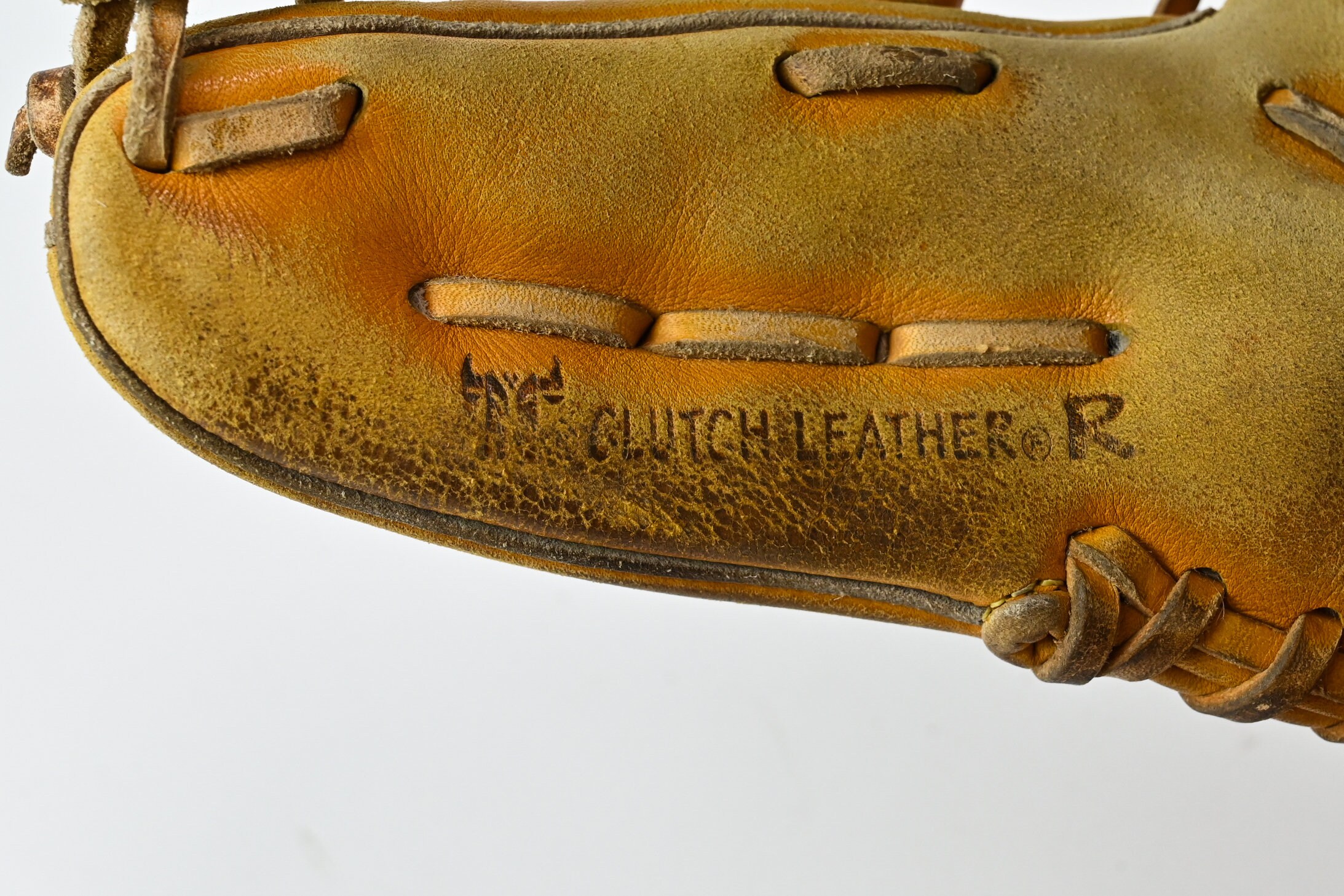 シモンズグランドセール Vintage Mizuno League BUW Glove Leather Baseball M Big グローブ