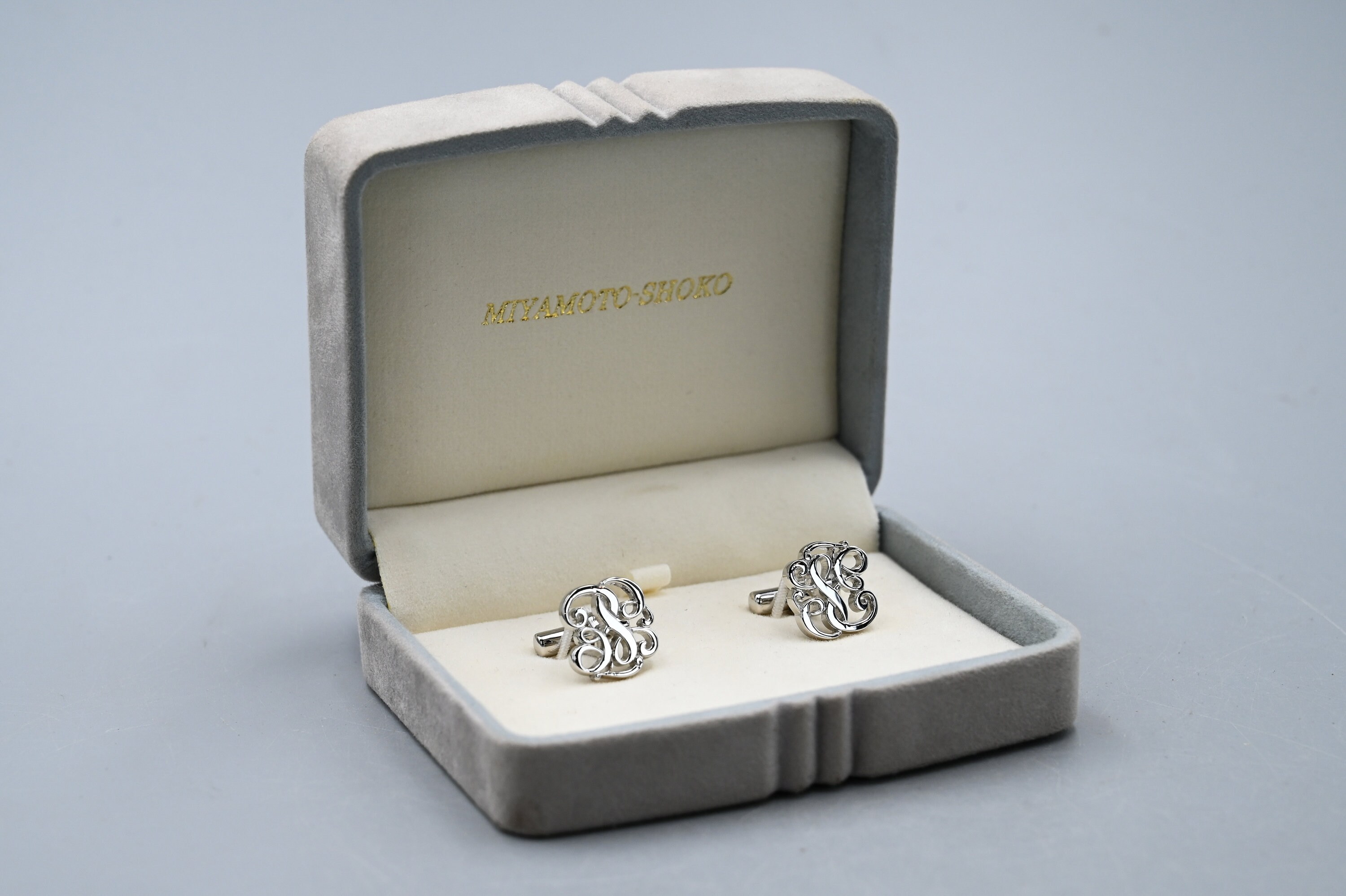 Miyamoto Shoko Japanese Sterling Silver 925 Cufflink Cuffs