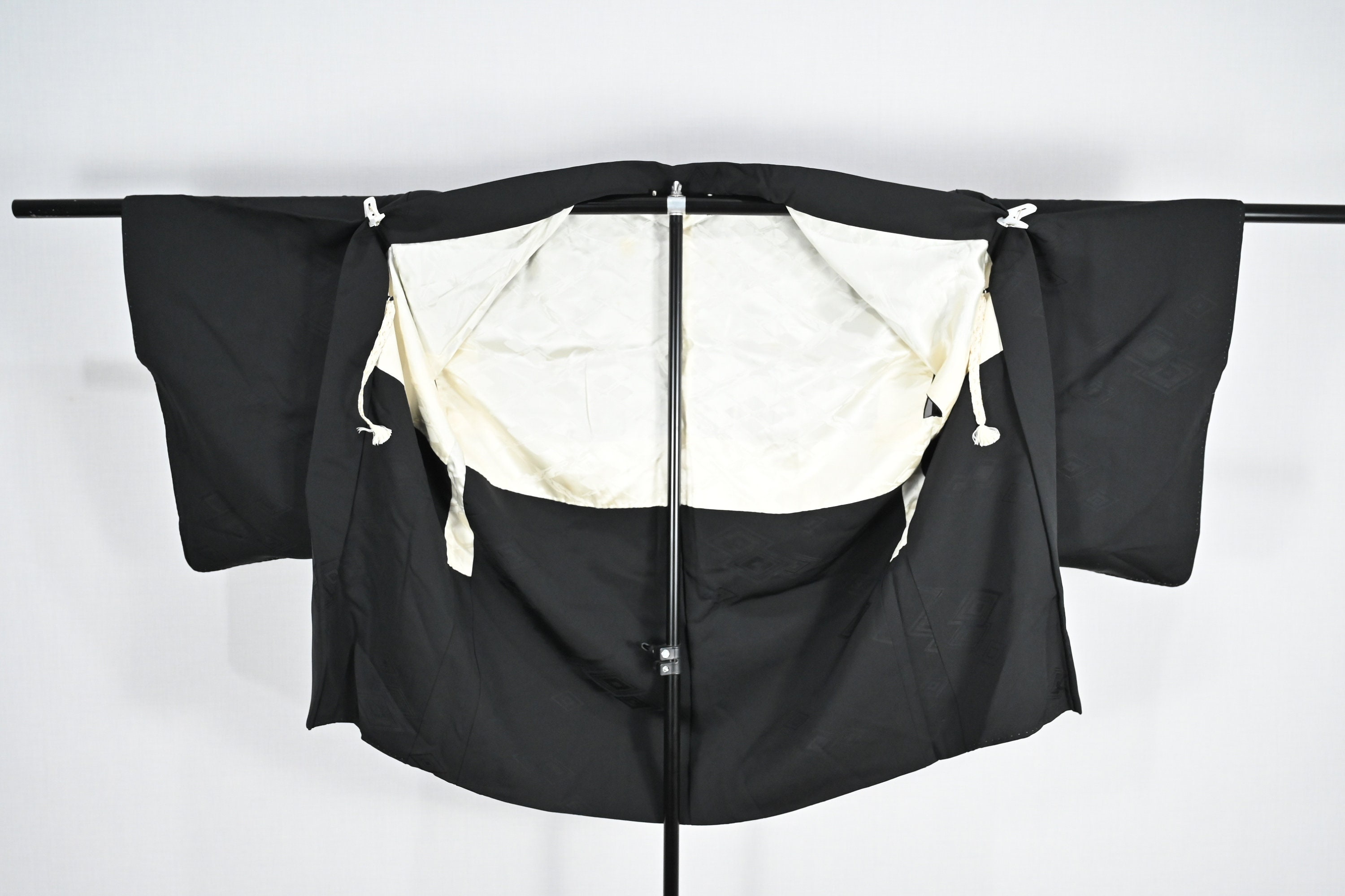 Vintage Japanese Black Haori Kimono Jacket - Etsy