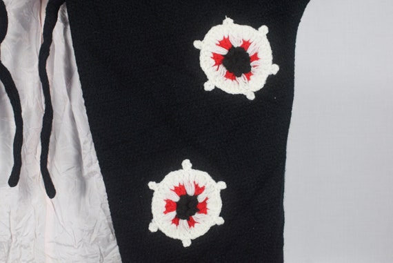 Vintage Japanese Knitting Haori Black Jacket - Gem