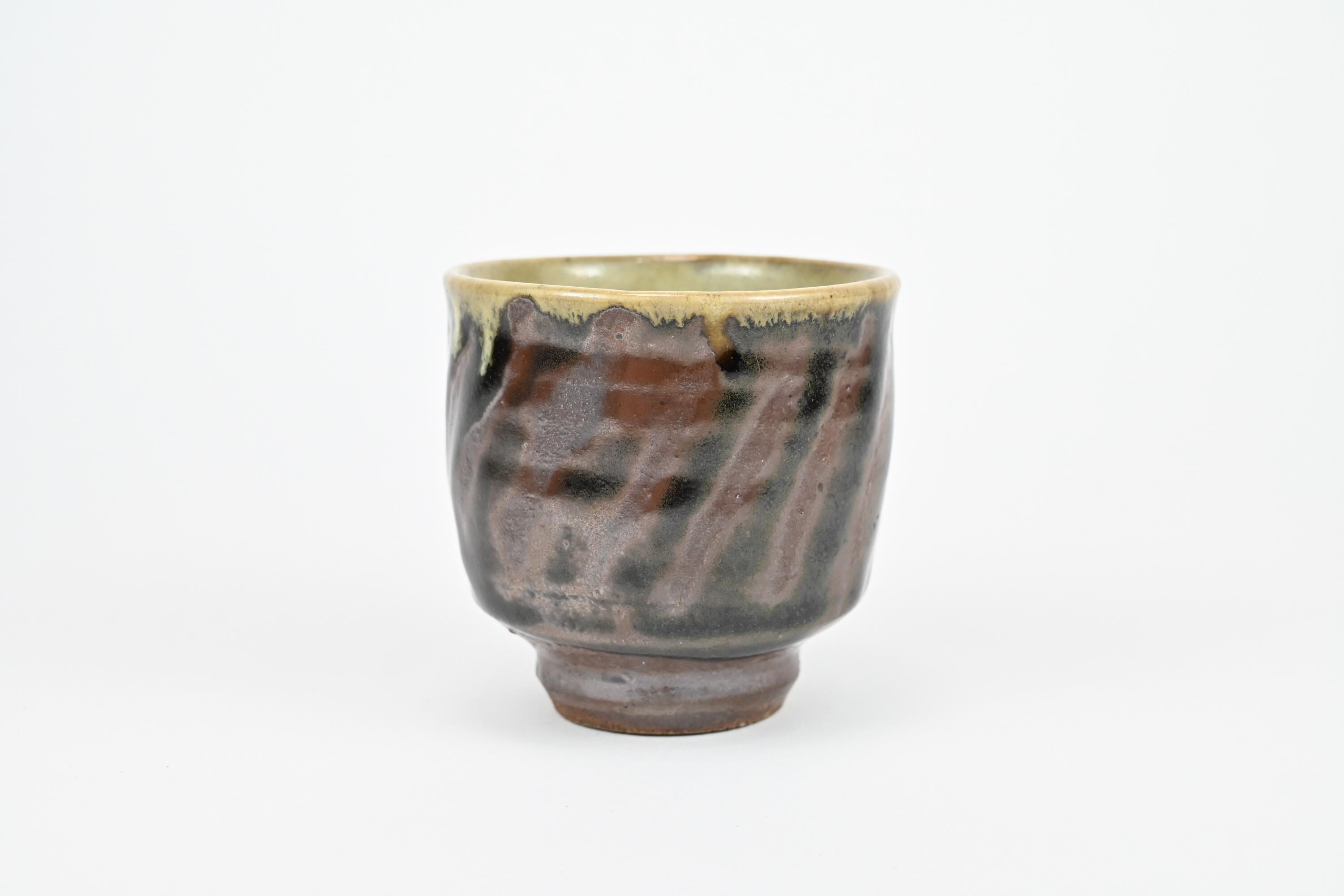 浜田庄司（1894-1978）作 日本の陶器 湯呑み 天目釉 - Etsy 日本