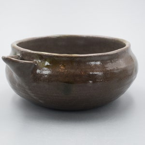 Vintage Japanese Pottery Chawan Pouring Tea Bowl