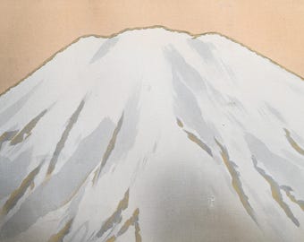 横山大観（1868年 - 1958年） 絹本富士山 日本画 額装 - Etsy 日本