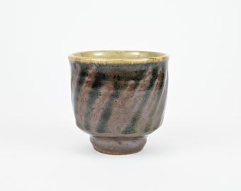 浜田庄司（1894-1978）作 日本の陶器 湯呑み 天目釉 - Etsy 日本