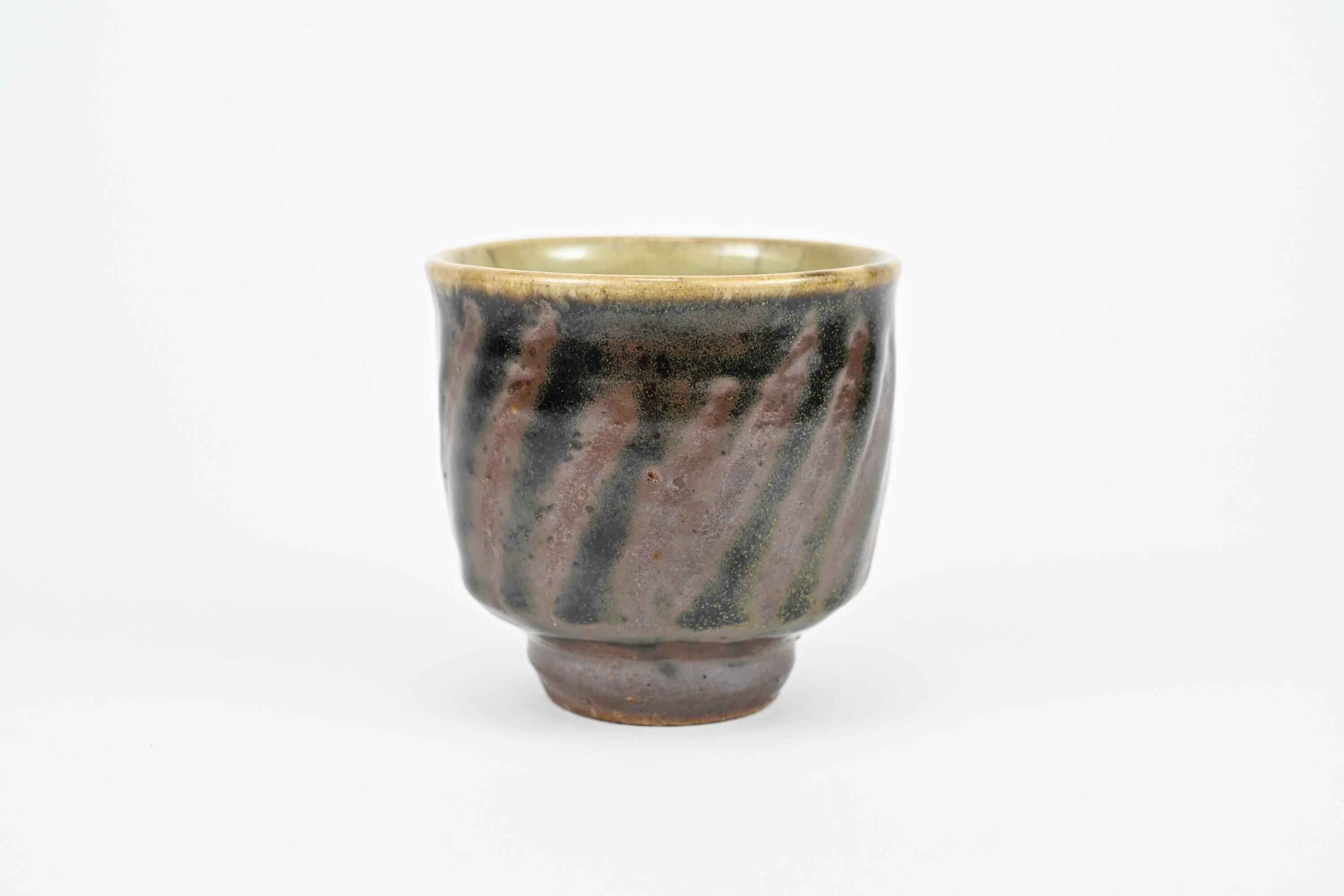 浜田庄司（1894-1978）作 日本の陶器 湯呑み 天目釉 - Etsy 日本