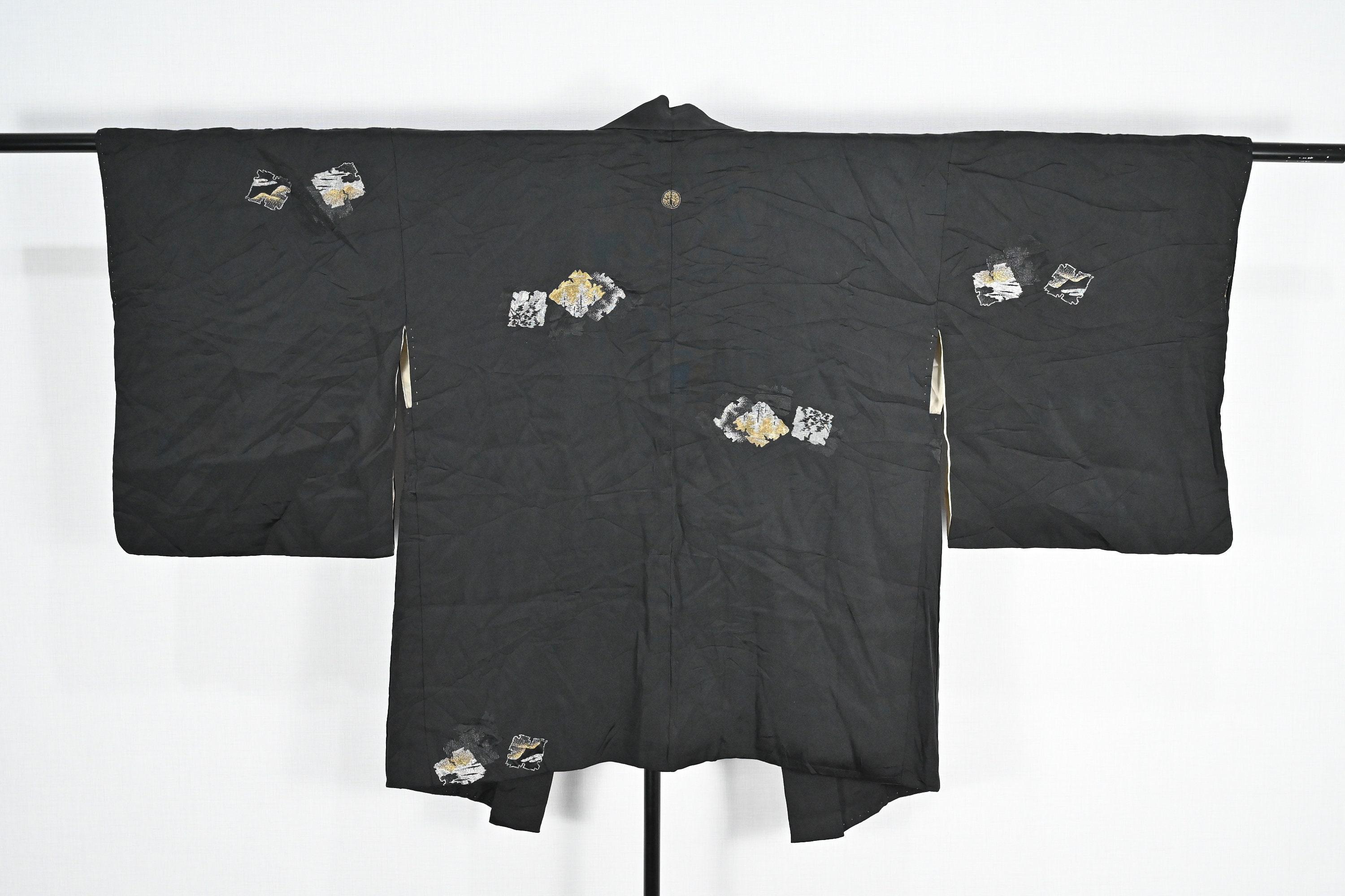 Vintage Japanese Black Haori Kimono Jacket - Etsy UK Vintage Japanese Black Haori Kimono Jacket - Etsy UK