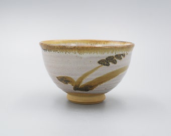 Vintage Japanese Pottery Chawan Tea Bowl