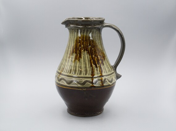未使用☆小鹿田焼 ピッチャー 希少なヴィンテージの日本陶器 小