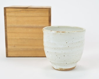Hiroshi Kawajiri Japanese Pottery Mashiko Ware Yunomi Chawan Tea Cup