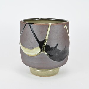 Vintage Japanese Pottery Mashiko Ware Vase With The Style Of Hamada Shoji