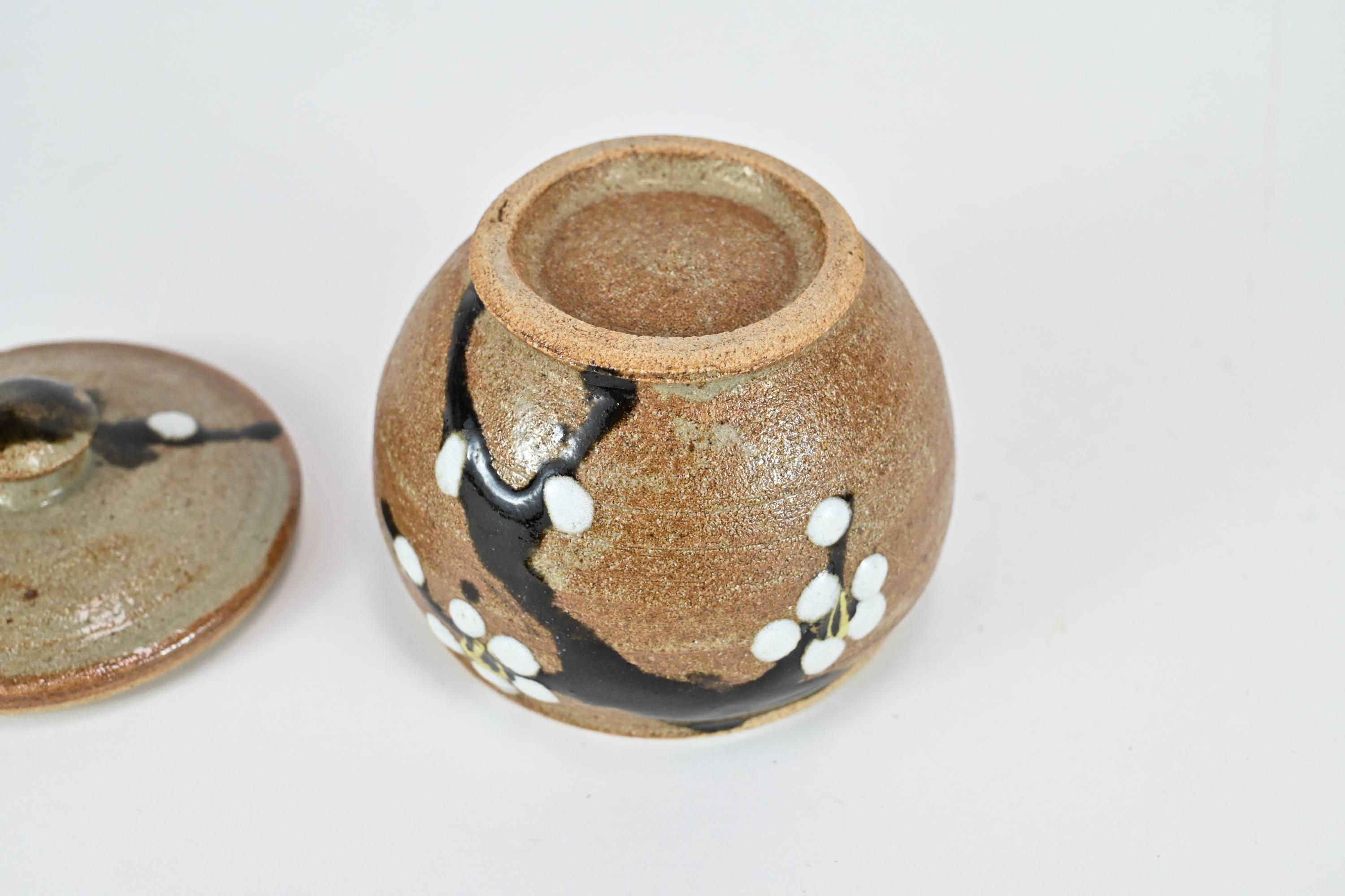 佐久間藤太郎 (1900-1976) ヴィンテージ日本陶器益子蓋壺 - Etsy 日本