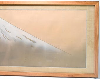 横山大観（1868年 - 1958年） 絹本富士山 日本画 額装 - Etsy 日本