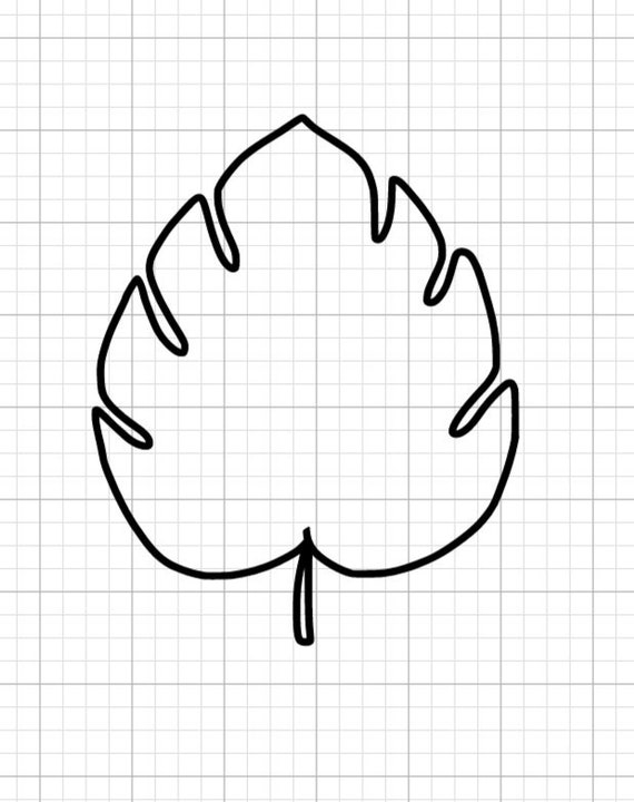 Palm Leaf Tropical Svg Png Digital Download For Cricut Etsy