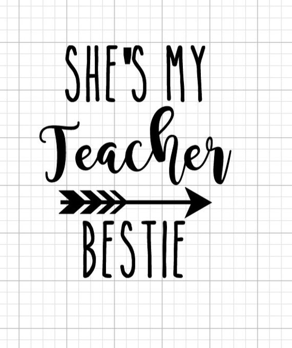 Download Teacher Bestie Svg Png Digital Download For Cricut Etsy