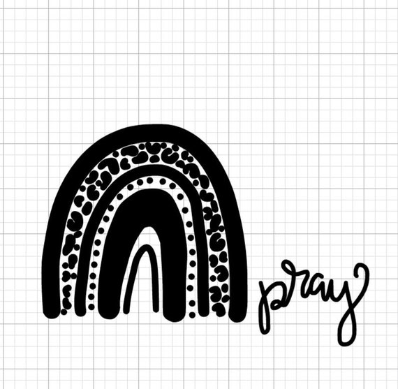 Download Pray Leopard Rainbow Svg Png Digital Download Cut File Etsy