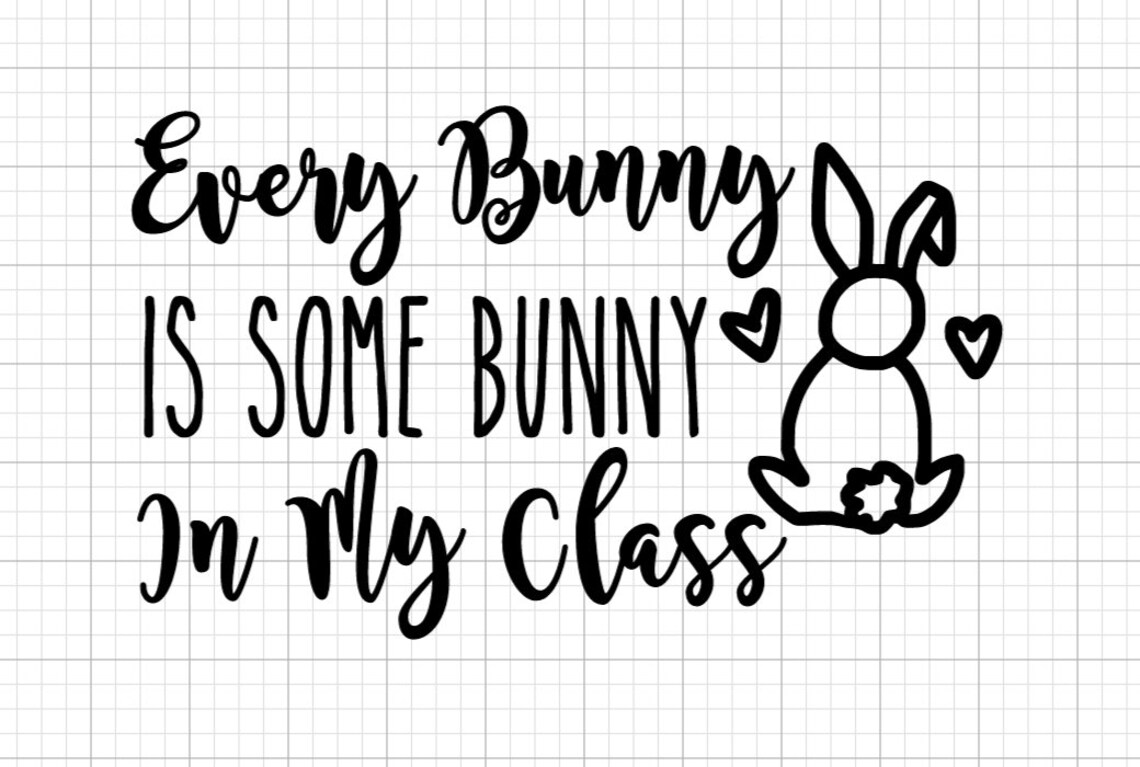 Download Teacher Easter Bunny spring SVG PNG Digital Download | Etsy