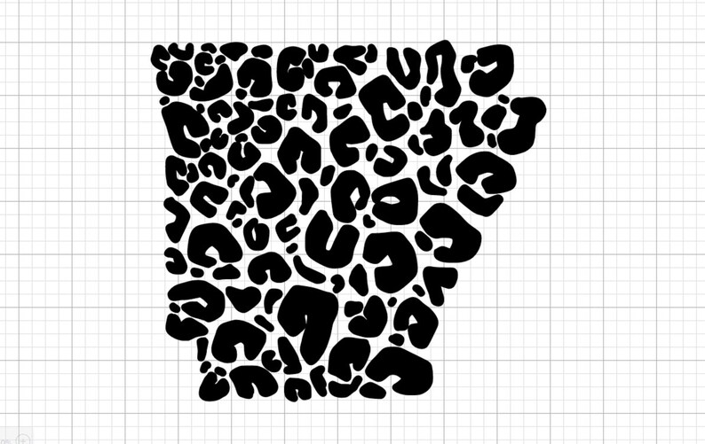 Arkansas Leopard Cheetah SVG PNG Digital Download Etsy
