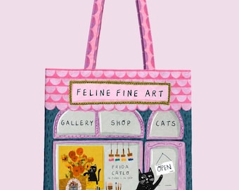 Feline Fine Art Cat Tote Bag