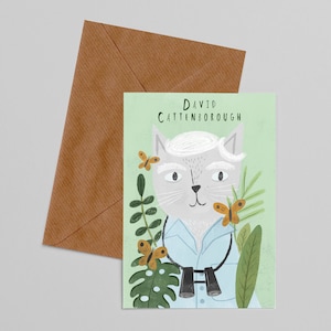 Carte Chat de David Cattenborough