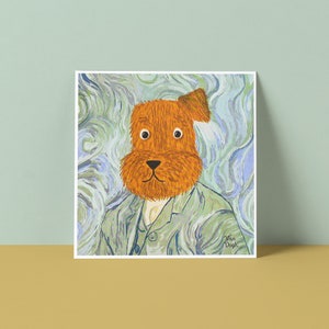 Carte Artiste chien Vincent Vandog