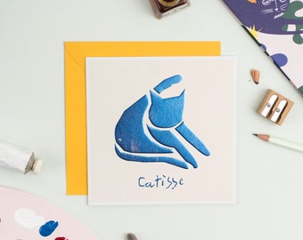 Catisse Cat Art Card