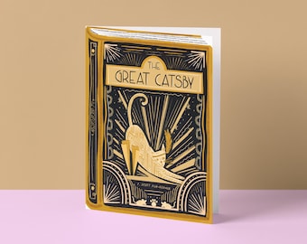 The Catsby Cat Greeting Card | Cat Illustration | Blank Card