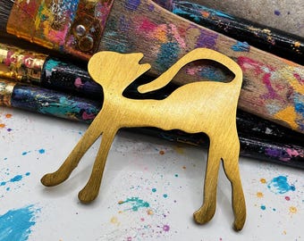 Catometti Cat Art Pin