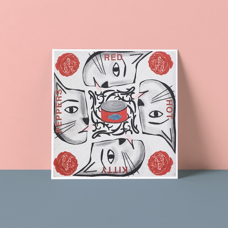 Carte Musicien chat Kitty Peppers image 1