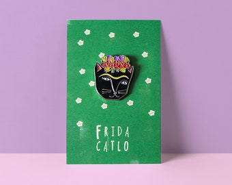Furida Catlo Cat Artist Pin