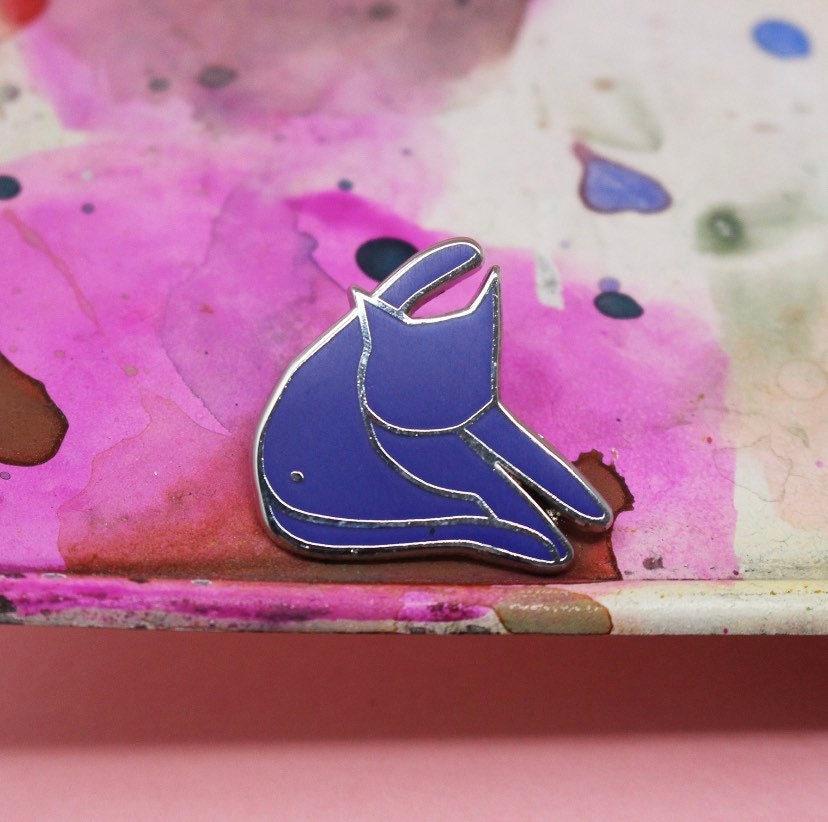 Pin Cat Rtist Blue Cat Enamel Pin | Matisse Inspired Artist Lapel Badge (art Lover ...