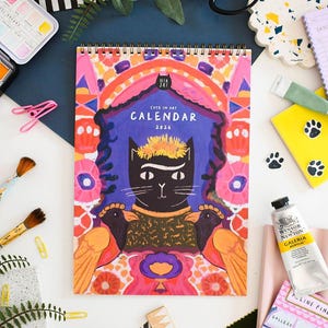 2026 Cats in Art Wall Calendar
