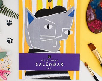 Calendario dell'artista gatto 2027