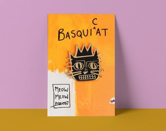 BasquiCAT Cat Artist Pin
