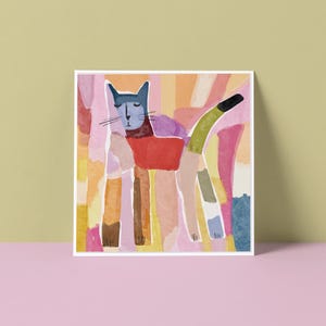 Tarjeta abstracta de Paw Klee de 1915