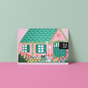 Carta ritagliata della casa di Monet artigliato