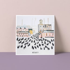 Meowry Cat Artist Card