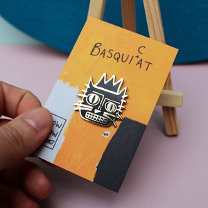 BasquiCAT Cat Artist Pin