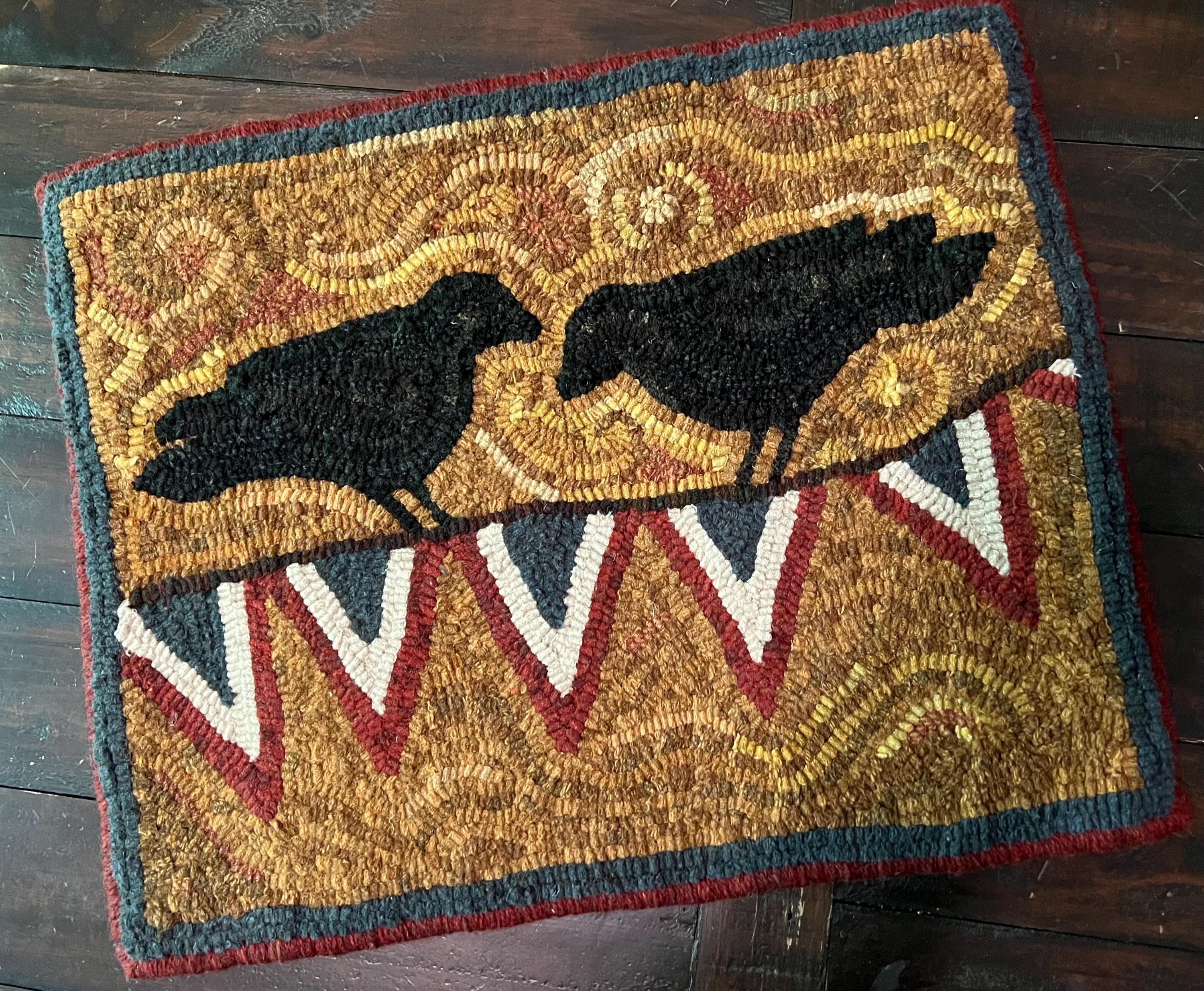 Rug Hooking Pattern - Crows - Patriotic- Primitive - Etsy