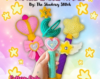 Magical Girl Wand - Crochet Pattern (PDF ONLY) - Etsy