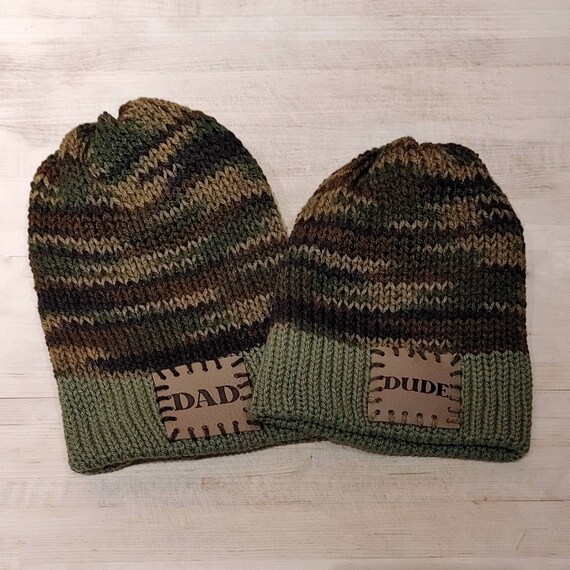 Dad Dude Toques Father and Son Winter Hats