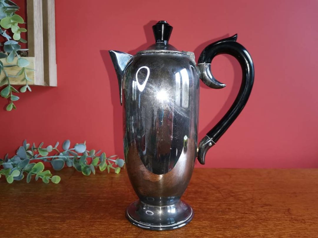 Viners Electro Plated Copper Elegant Coffee Pot Reproduction Old viners-electro-plated-copper-elegant-coffee-pot-reproduction-old