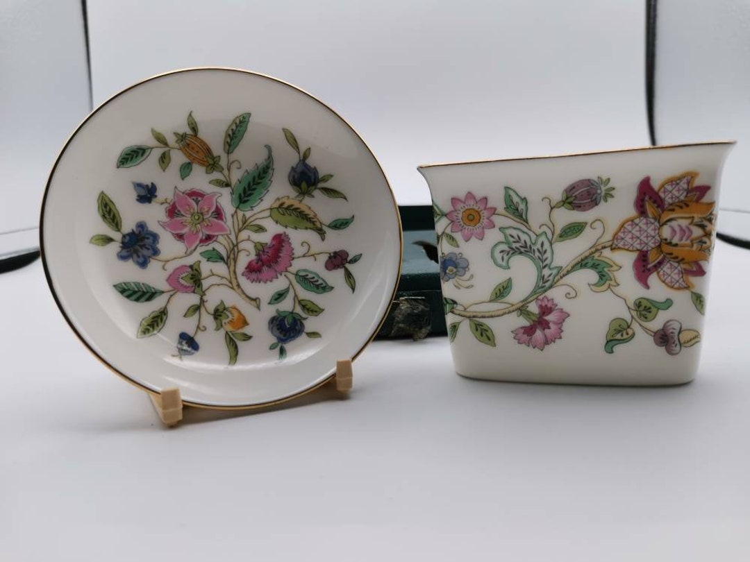 Wonderful Minton Bone China Two Piece Set. Haddon Hall Design