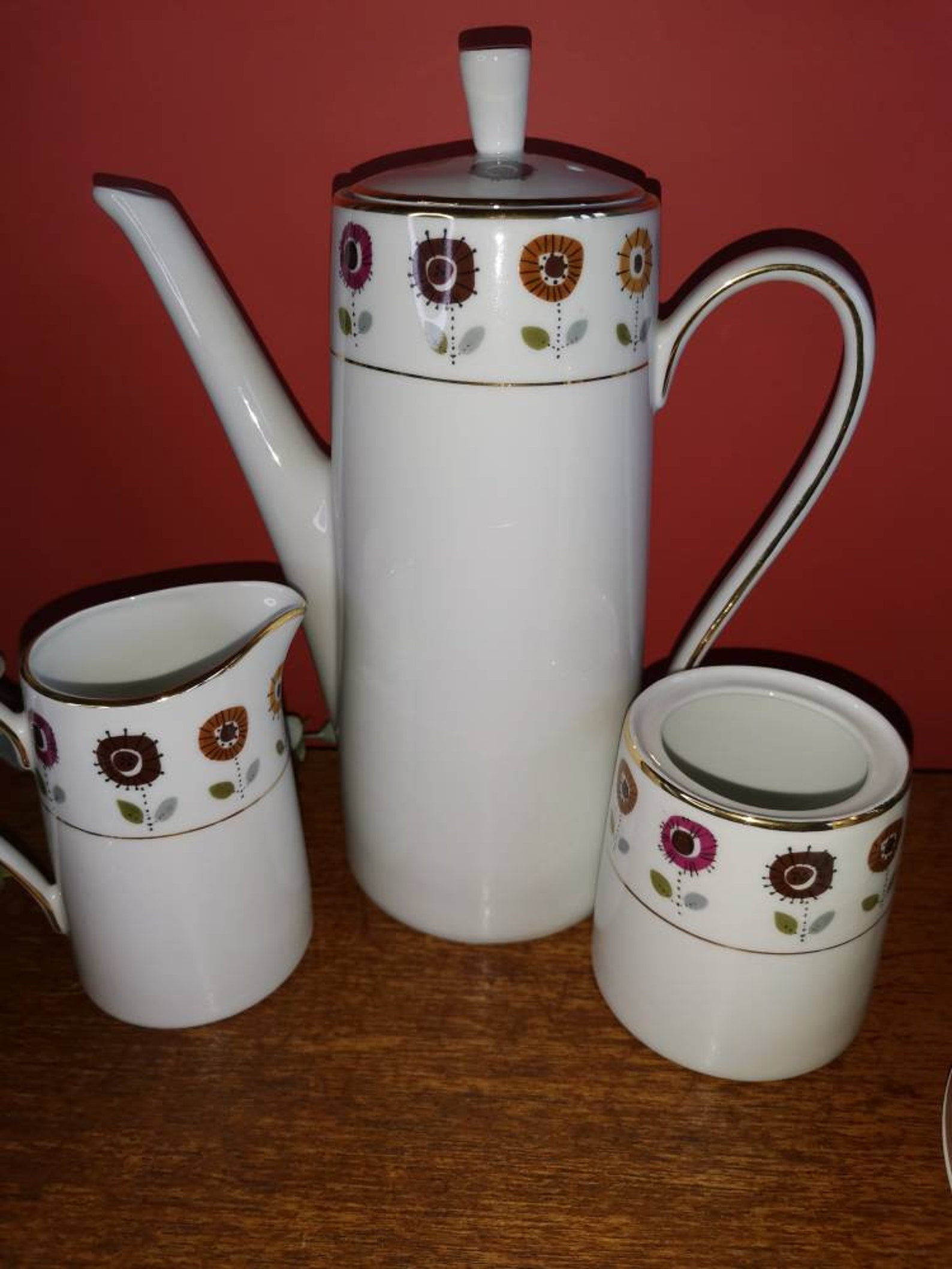 Superb Walbrzych 15 Piece Coffee Set Tea Set Made in Poland. Etsy