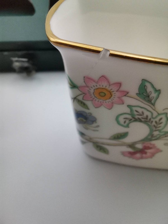 Wonderful Minton Bone China Two Piece Set. Haddon Hall Design