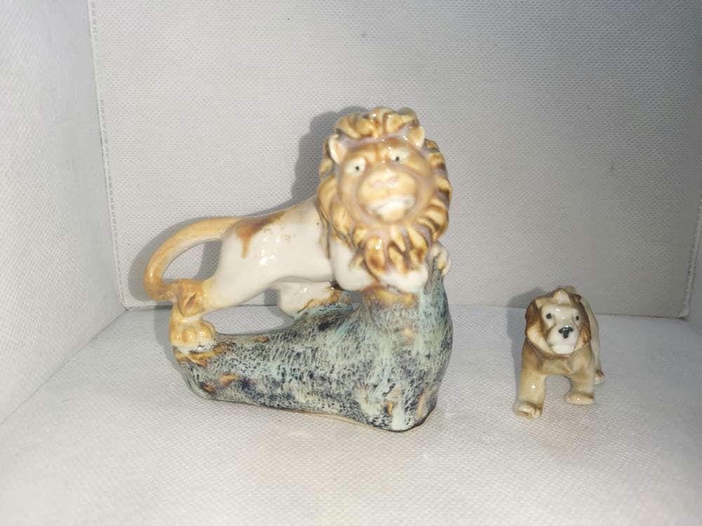 ライオンの金属製　彫刻 2体セット 61Hrx8cQrlL._UF894,1000_QL80_.jpg