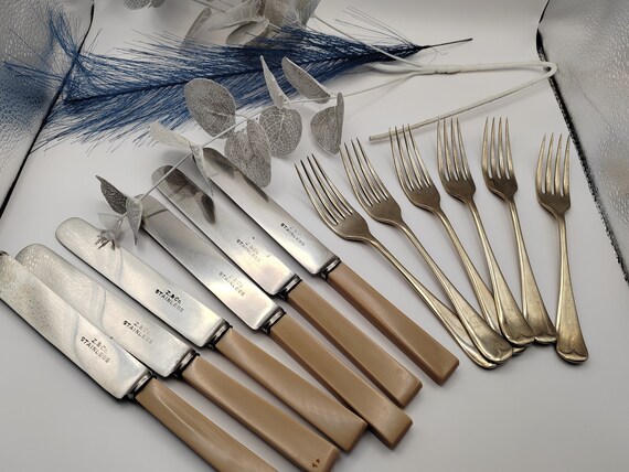 Silver knife fork and spoon set deals