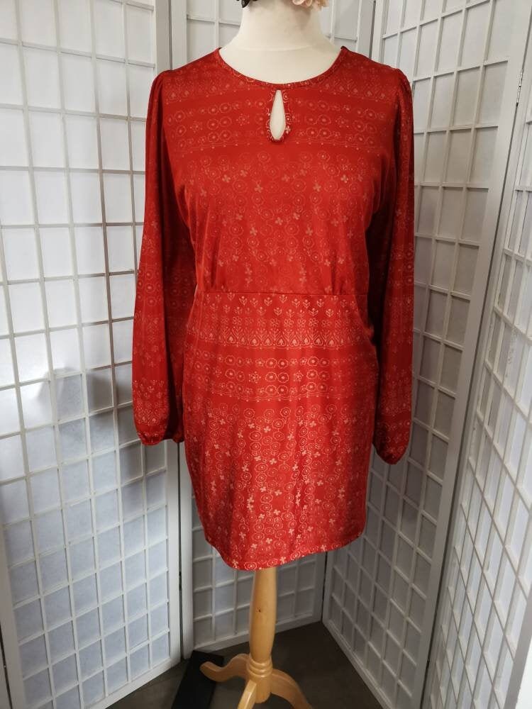 Chelsea Girl Tunic/mini Dress in Rust 