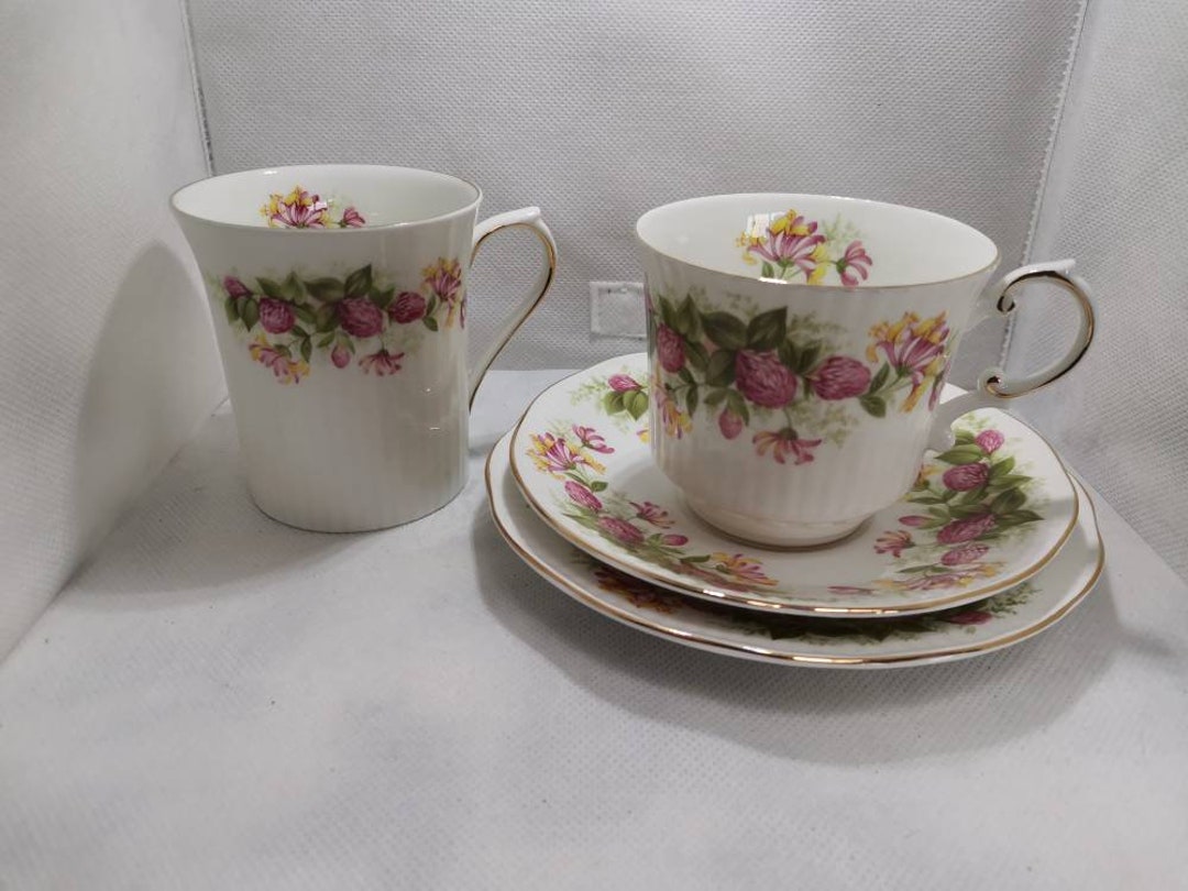 Delightful Queens Fine Bone China Woman and Home 4 Piece Set Etsy