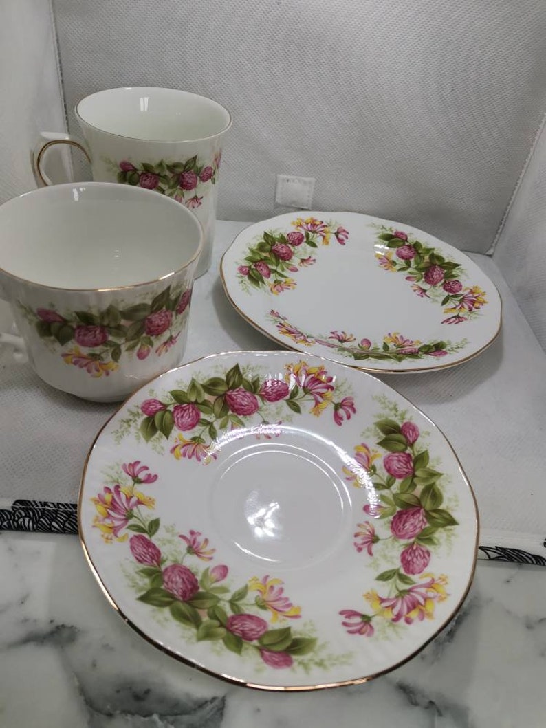 Delightful Queens Fine Bone China Woman and Home 4 piece set Etsy