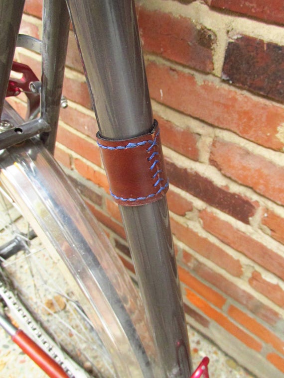 1 5 Brown Leather Bicycle Tube Protector Any Etsy